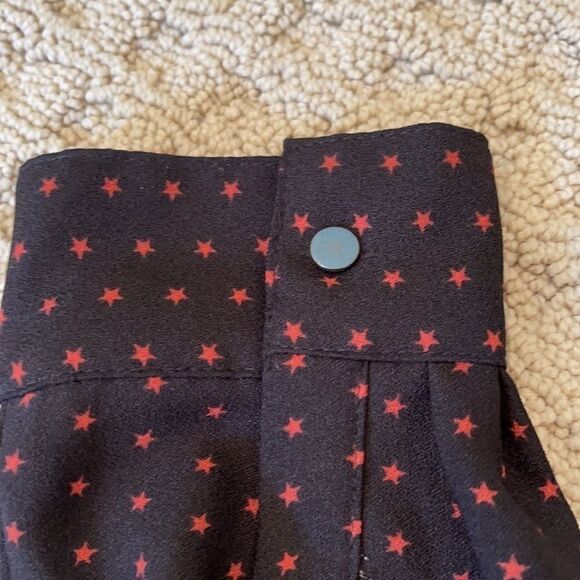 Scotch & Soda black star print ruffled mini dress - Picture 8 of 15